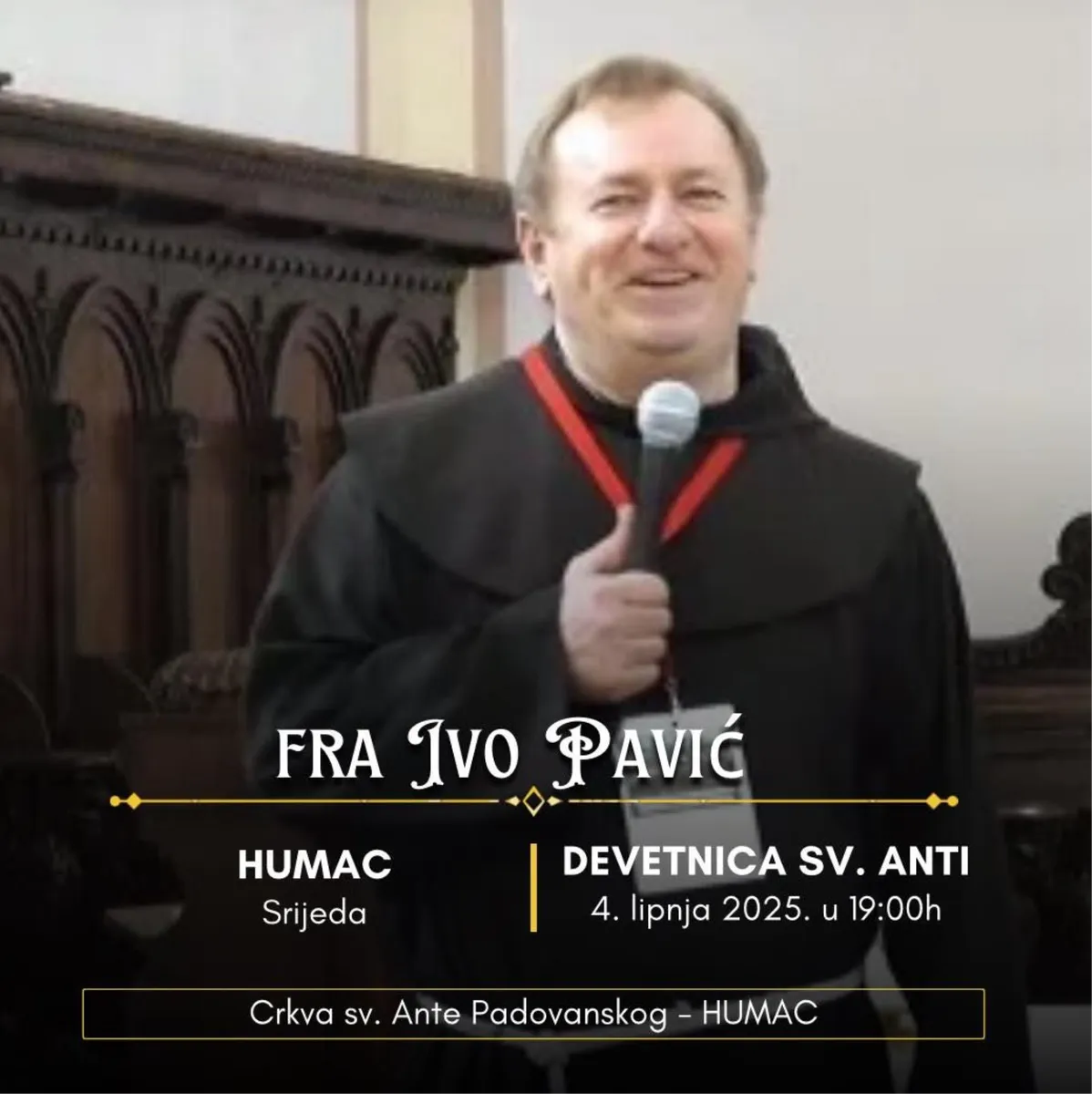 Program devetnice i proslave sv. Ante na Humcu 1