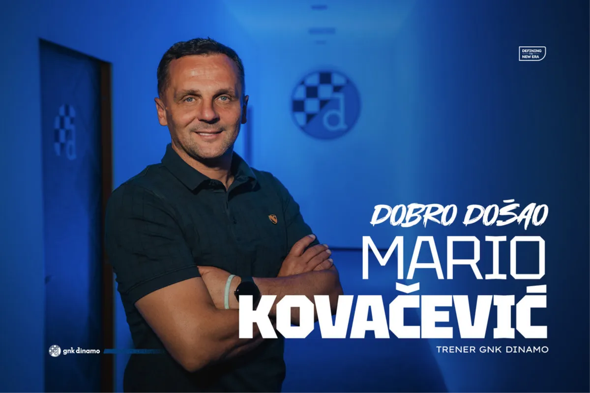 Mario Kovačević i službeno trener Dinama