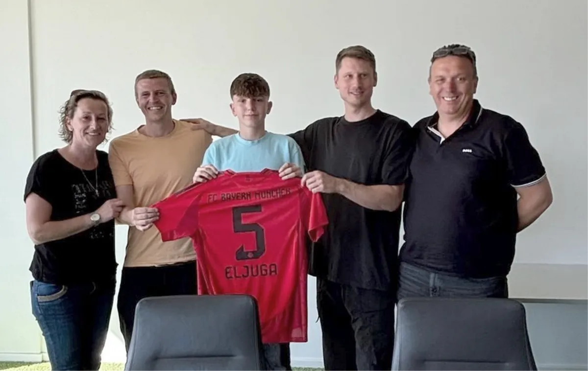 FOTO Mladi Gruđanin Gabrijel Eljuga potpisao za Bayern!
