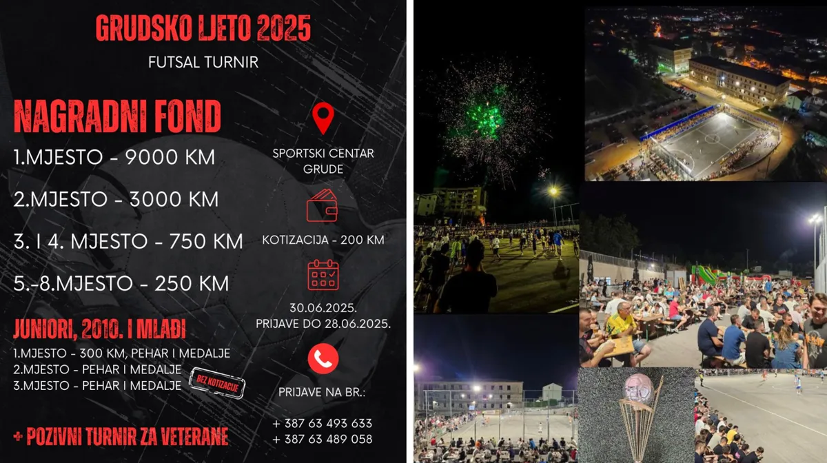 POČINJE NAJJAČE LJETO – JUBILARNO 5. GRUDSKO LJETO! UZ NAJBOLJI FUTSAL, OČEKUJE VAS JOŠ BOGATIJI PRATEĆI SADRŽAJ