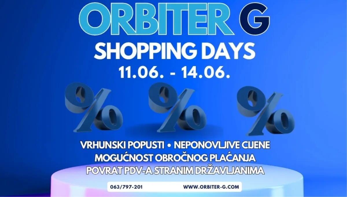 Lipanjski Shopping Days u Orbiteru G