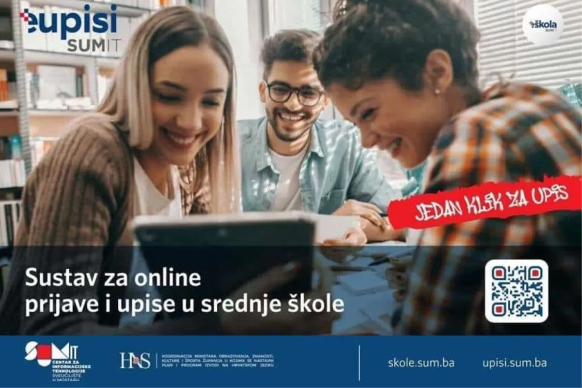 ŽZH: Počele online prijave za upis učenika u prve razrede srednjih škola