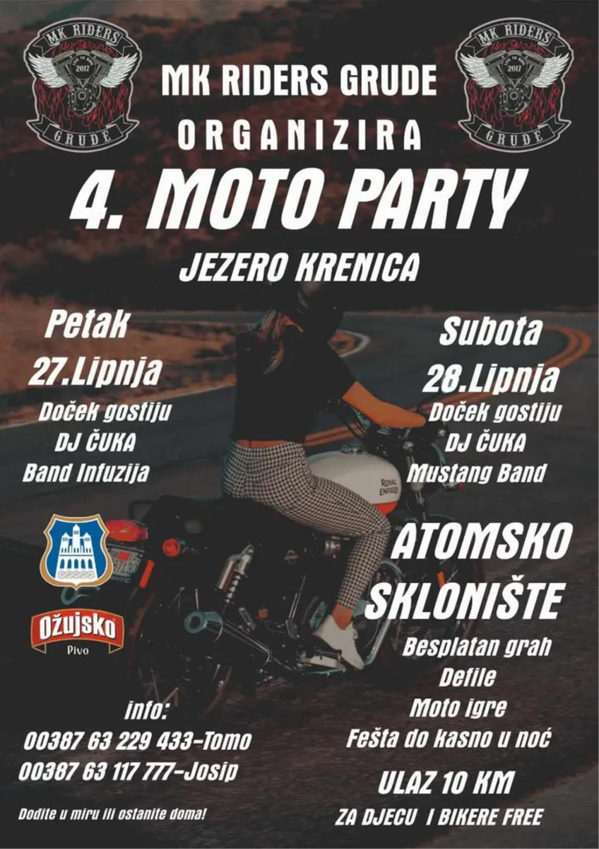 Očekuje se spektakularan Moto Party na Krenici! Evo što su organizatori pripremili 1