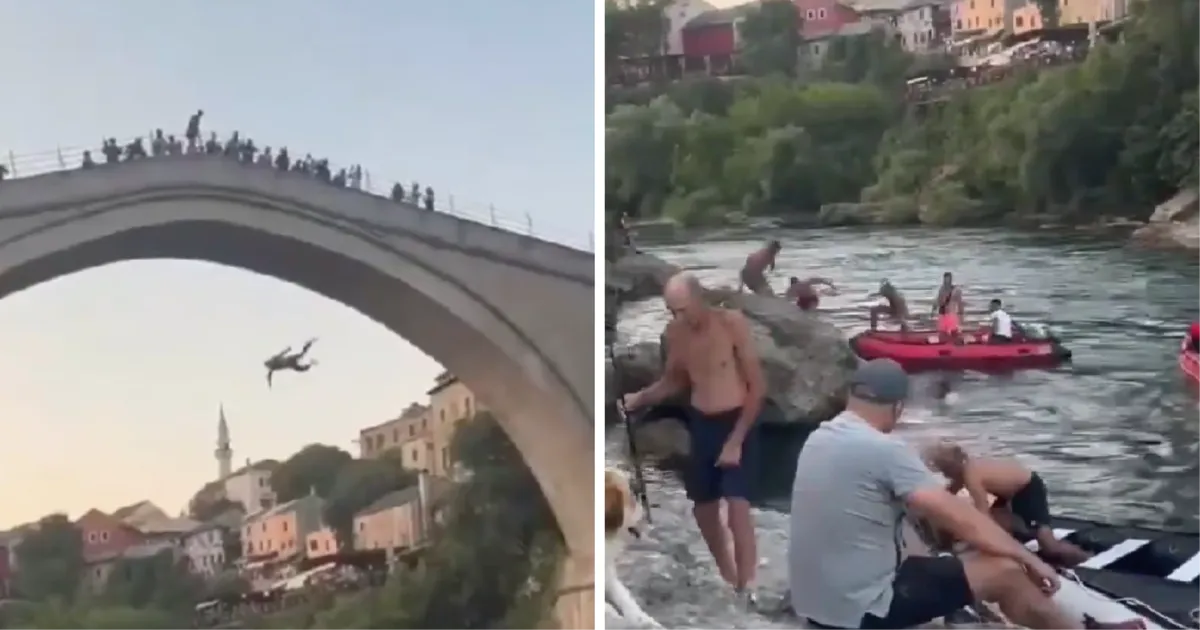 Primitivizam godine: Neoprezno skočio sa Starog Mosta pa ga pretukli