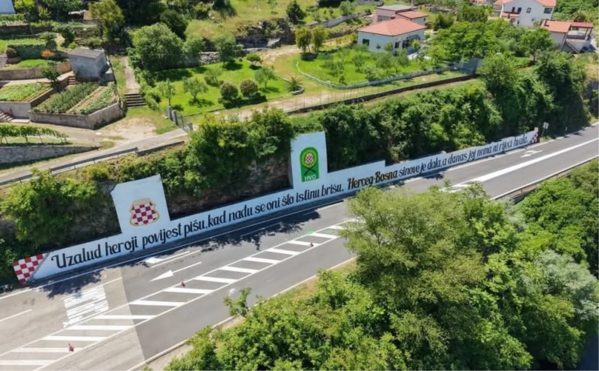 Ljubo Pravdić naredio uklanjanje grafita u čast Herceg Bosne i HVO-a