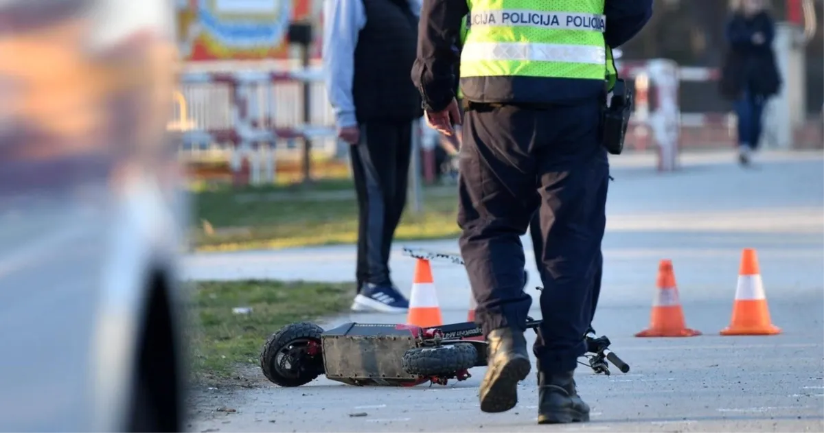 Dječak pao s električnog romobila. Policija će prijaviti roditelja