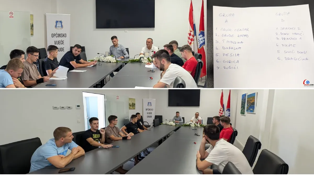 FOTO: Izvučene skupine za Ligu mjesnih zajednica općine Grude