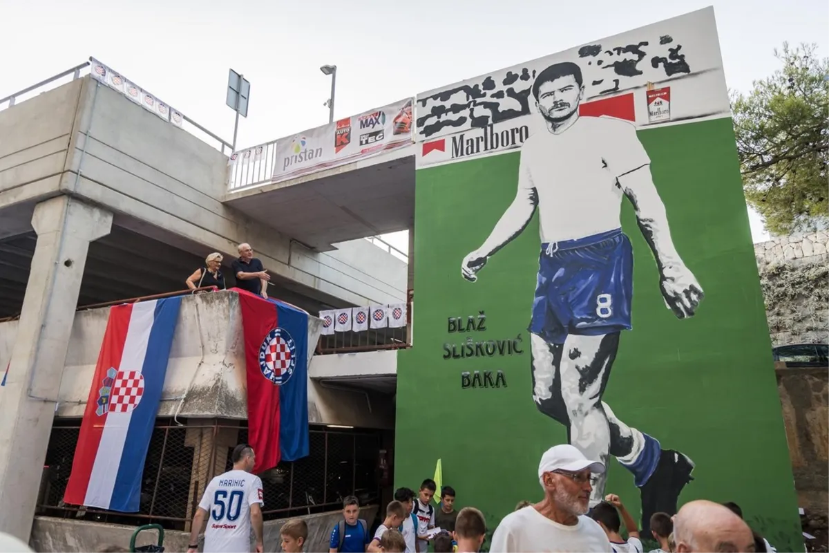 Legendarni Baka dobio mural u Splitu