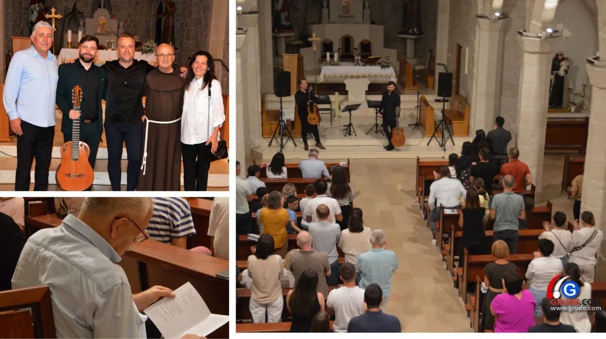 FOTO: Filip Miloš održao veličanstven diplomski koncert u Grudama! Profesor Redžić: Svirao sam u mnogim crkvama, ali ovo je najljepša