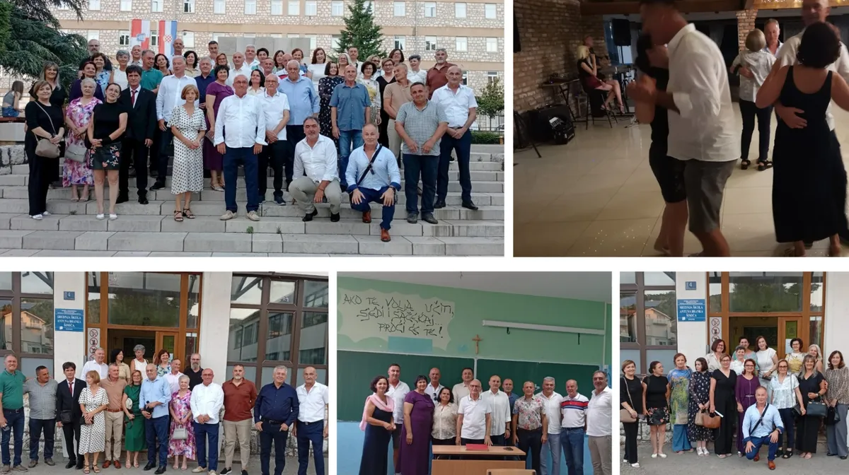 FOTO: 18. generacija grudskih maturanata obilježila 40 godina mature