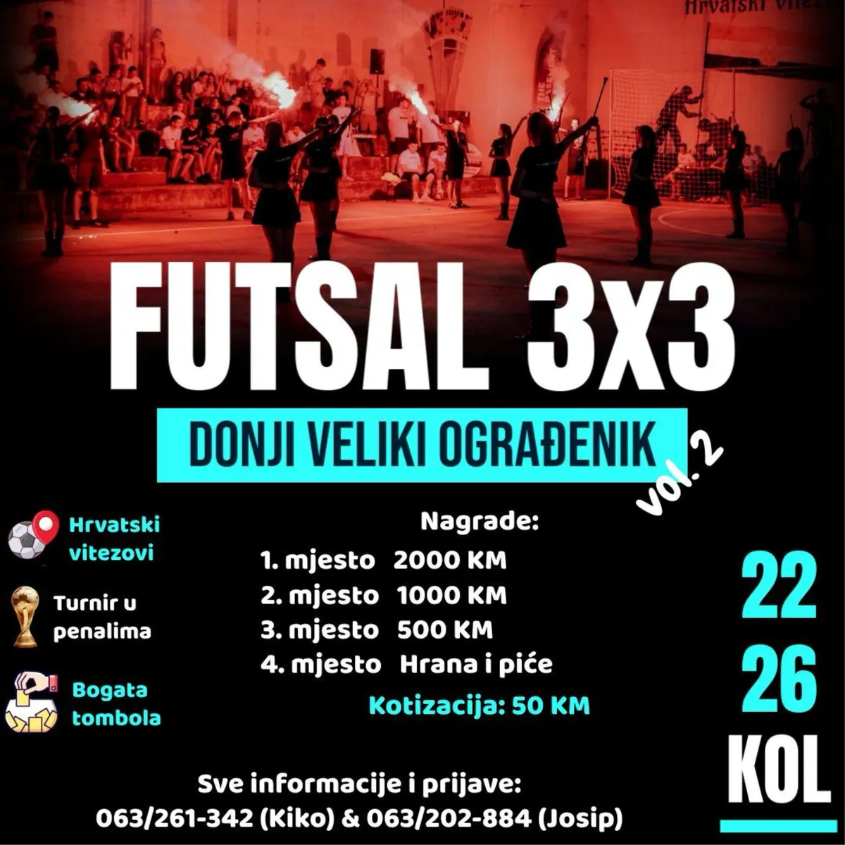 Prijave za Futsal 3x3 Donji Veliki Ograđenik, očekuje se dolazak najvećih majstora