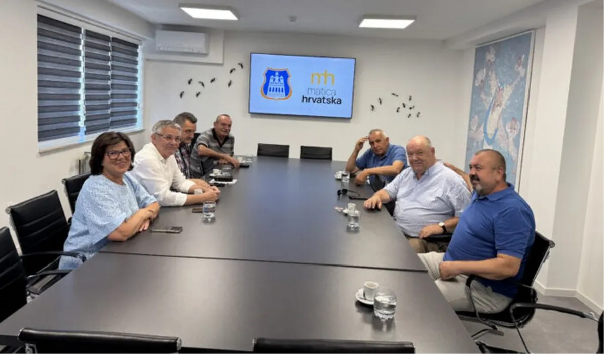 Predsjednik Matice hrvatske Damir Zorić posjetio Grude