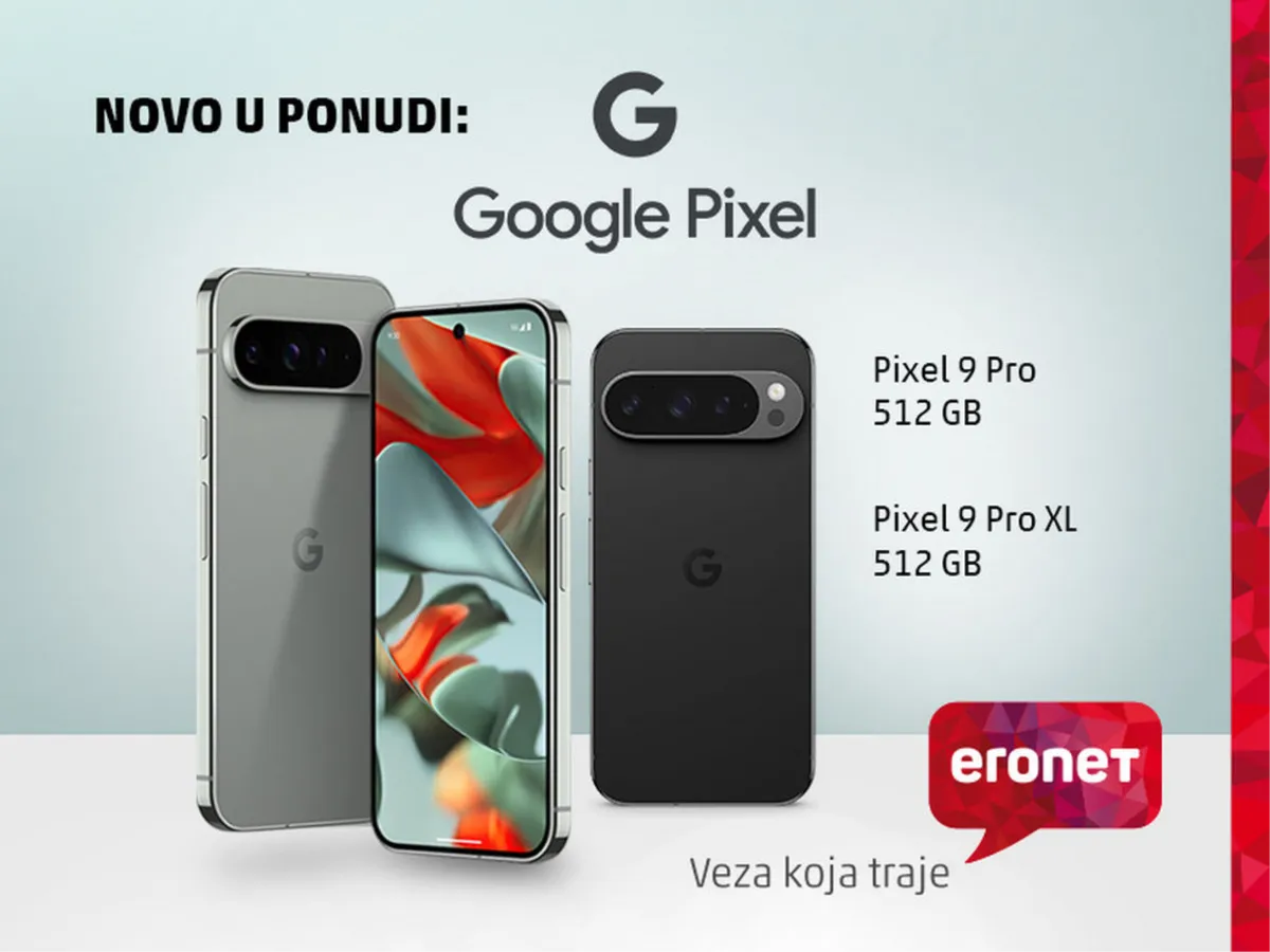 ERONET prvi u BiH nudi Google Pixel uređaje!