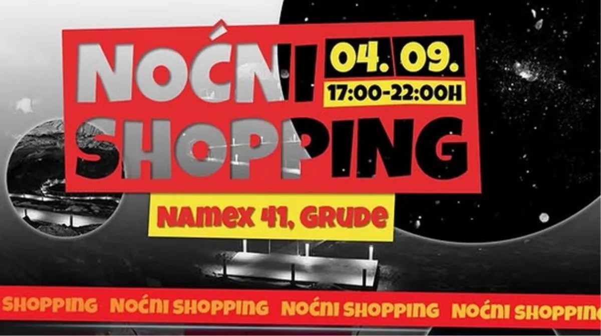 Prodajni centar Supernova Grude organizira noćni shopping