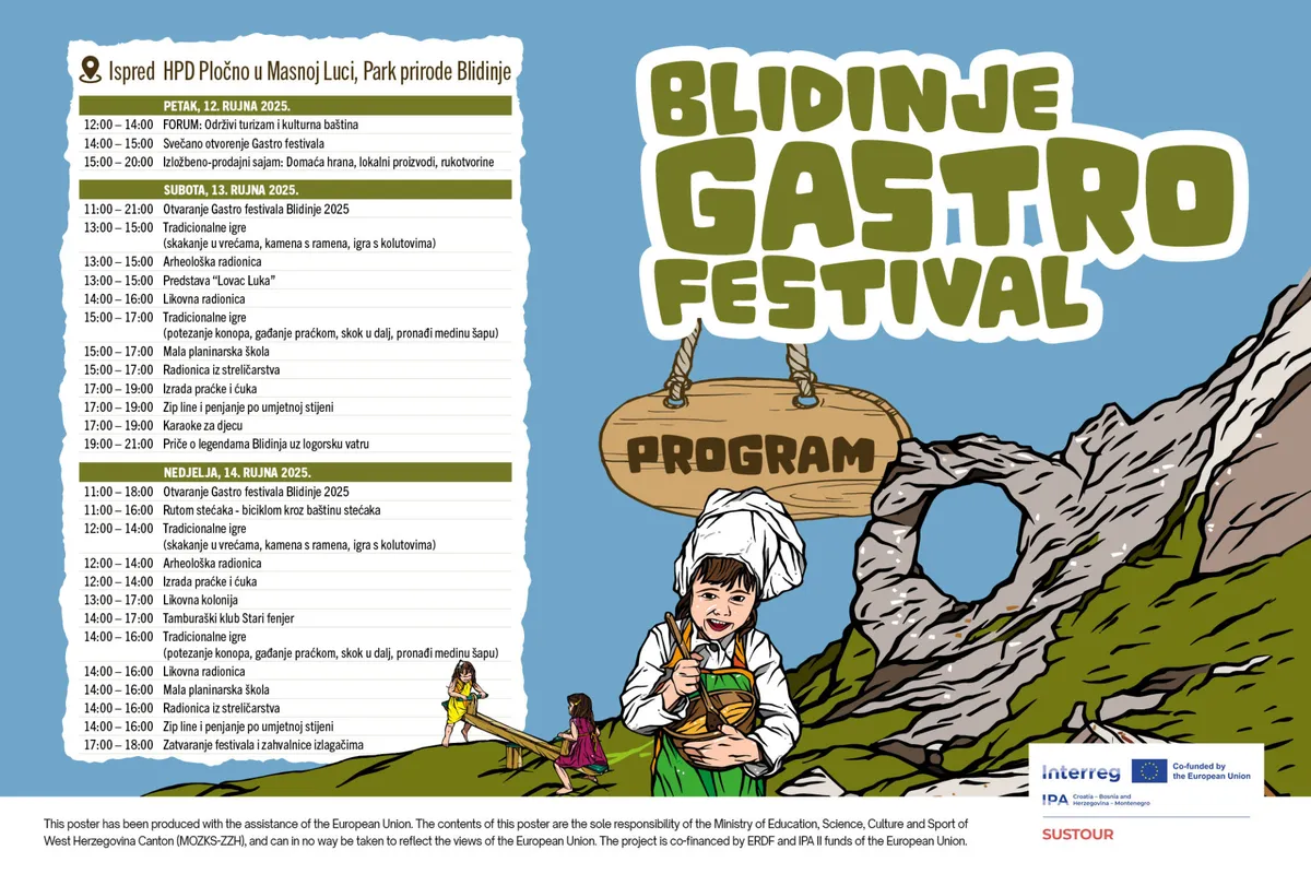 NAJAVA: Gastro festival Blidinje 2025.