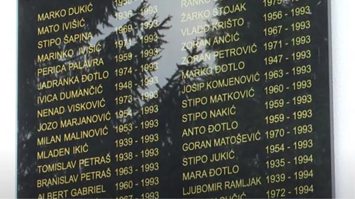 Obljetnica smaknuća 14 zarobljenika HVO-a u Zabilju