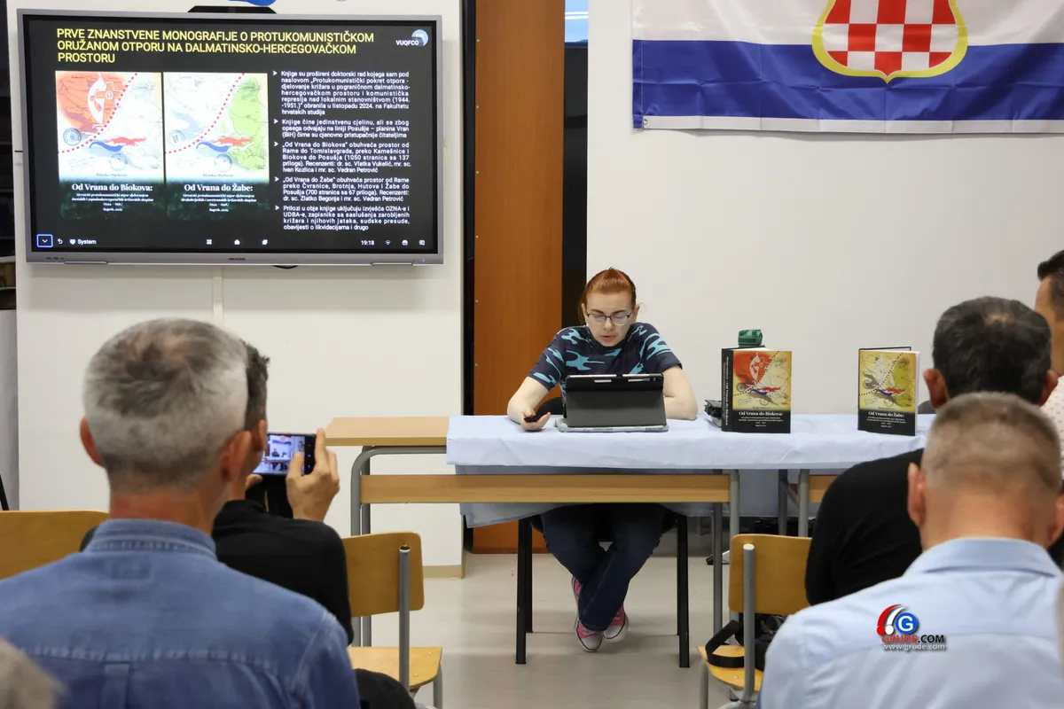 FOTO Predstavljene dvije knjige Blanke Matković o križarima i o protukomunističkom otporu