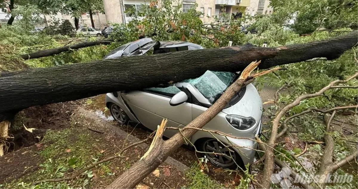 Nevrijeme u Mostaru napravilo kaos
