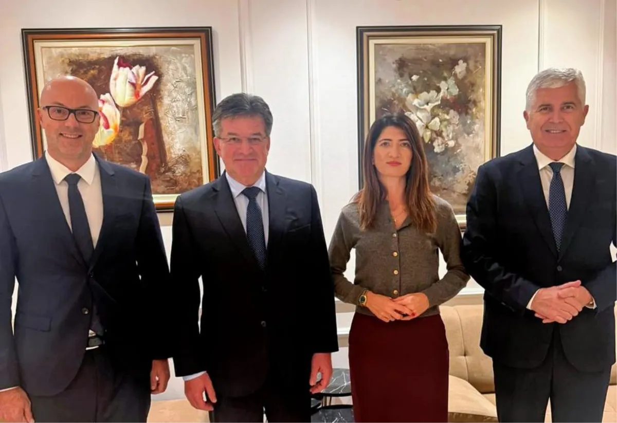 Čović i Filipović s Lajčákom o europskom putu i reformama u BiH