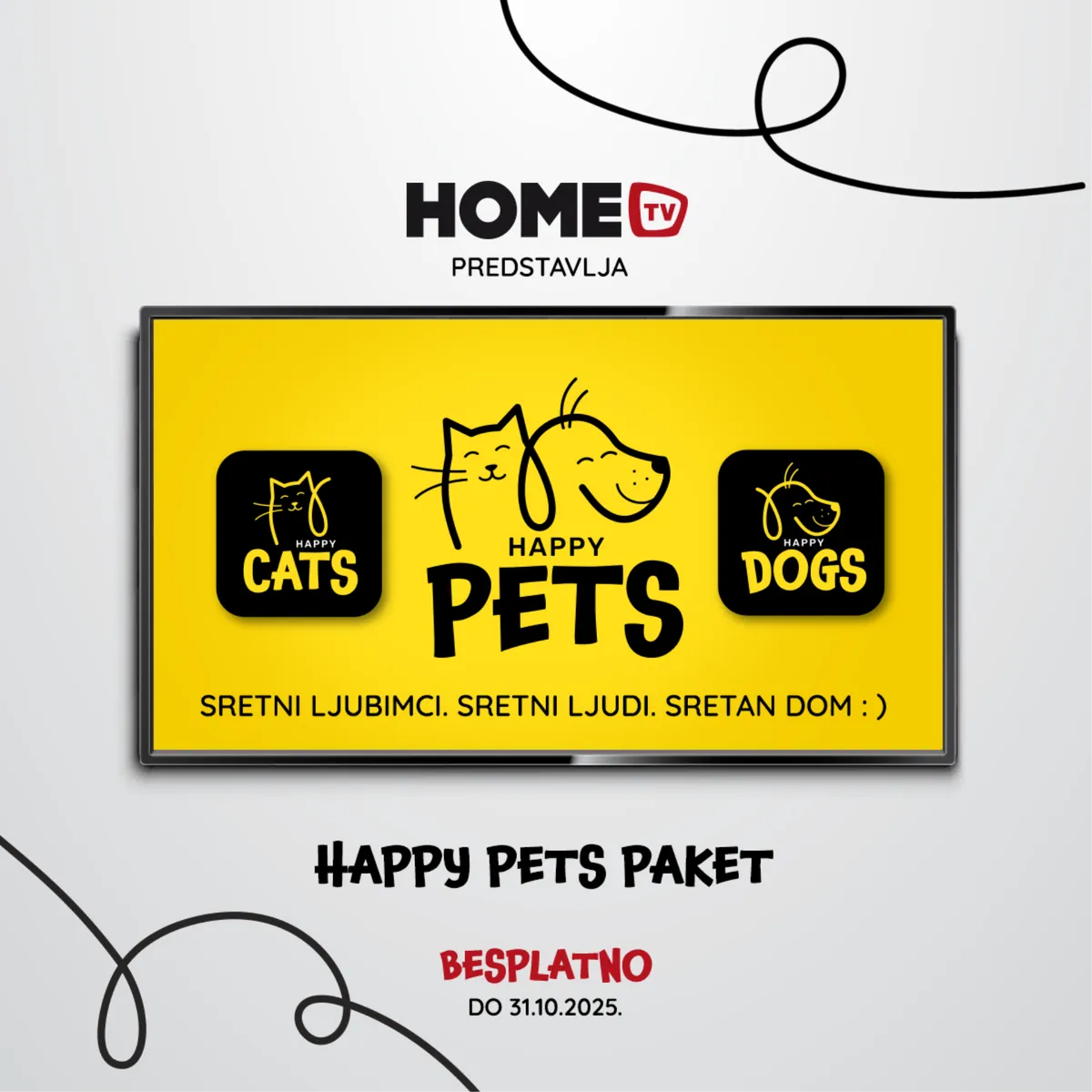 Novo u ponudi HOME.TV-a: Happy Pets – kanali za kućne ljubimce
