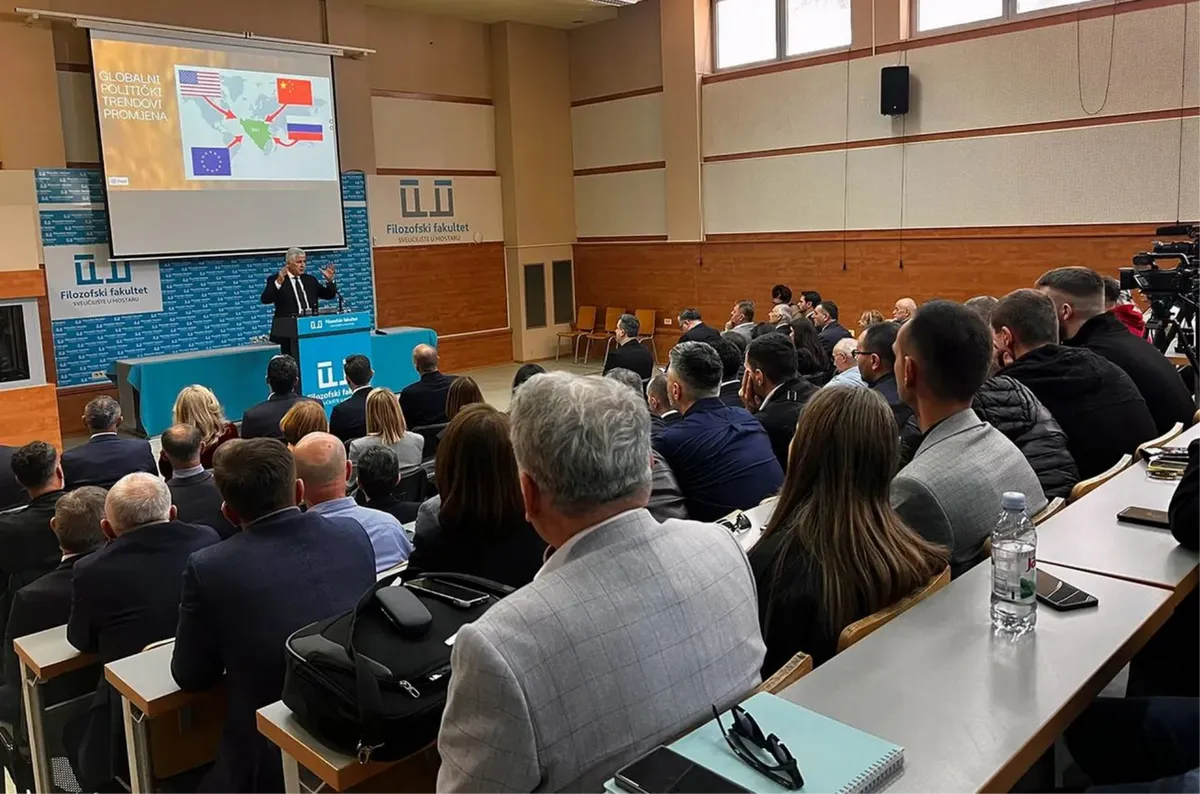 Čovićevo predavanje na SUM-u: Američka administracija u pola godine potpuno promijenila pristup BiH
