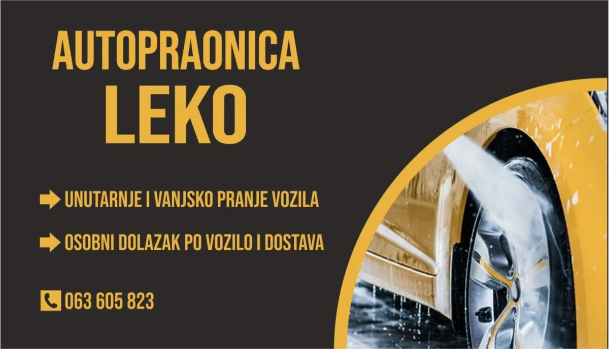 FOTO: Otvorena autopraonica Leko. Osobno dolaze po vozilo i vraćaju ga besprijekorno čistog