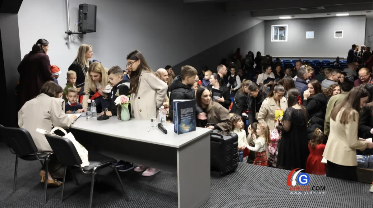 U Grudama predstavljena slikovnica ''Pravi smisao Božića'' autorice Jelene Grčević FOTO