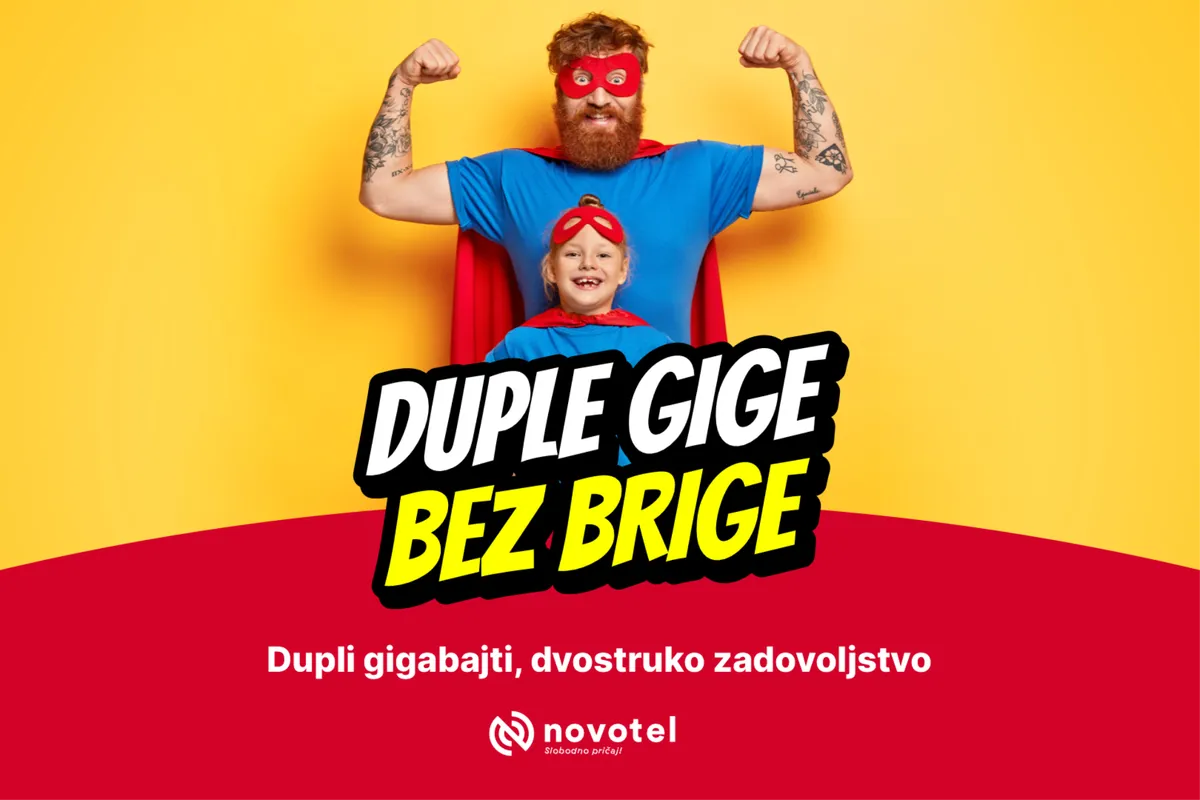 Novotel predstavlja najbolju ponudu postpaid tarifa na tržištu: Jesen uz GIGA superjunake - najmoćnije novotel tarife sada s duplo više gigabajta!