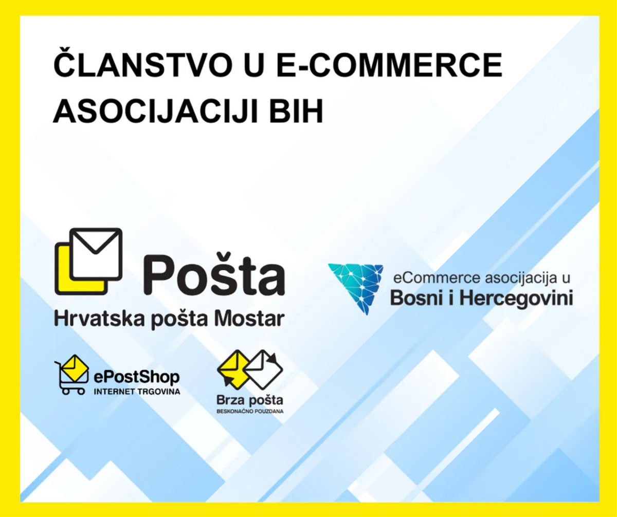 Hrvatska pošta Mostar postala član eCommerce asocijacije u Bosni i Hercegovini