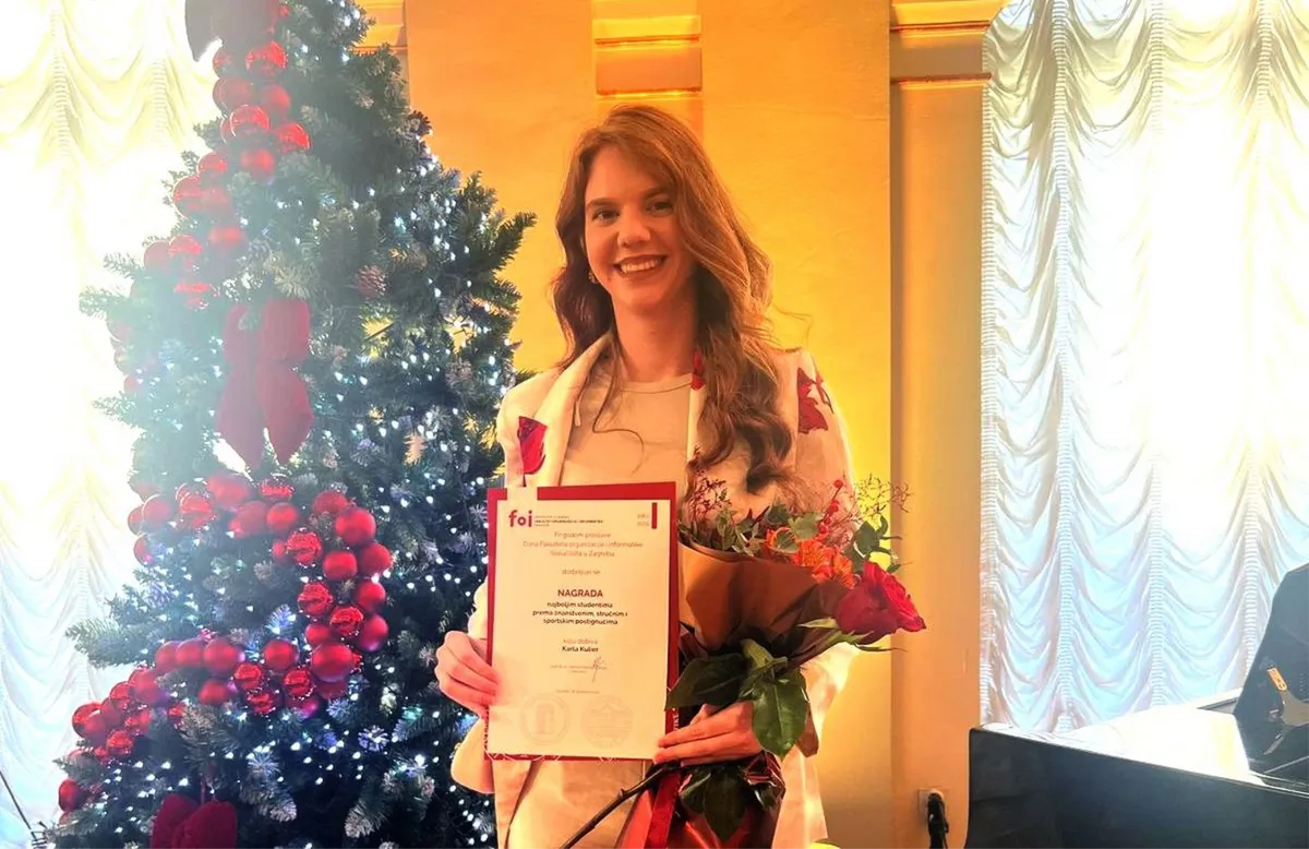 Gruđanka Karla Kulier dobila dekanovu nagradu u Varaždinu
