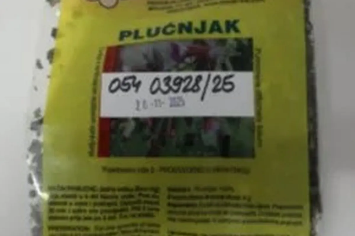 Opozvan čaj plućnjak