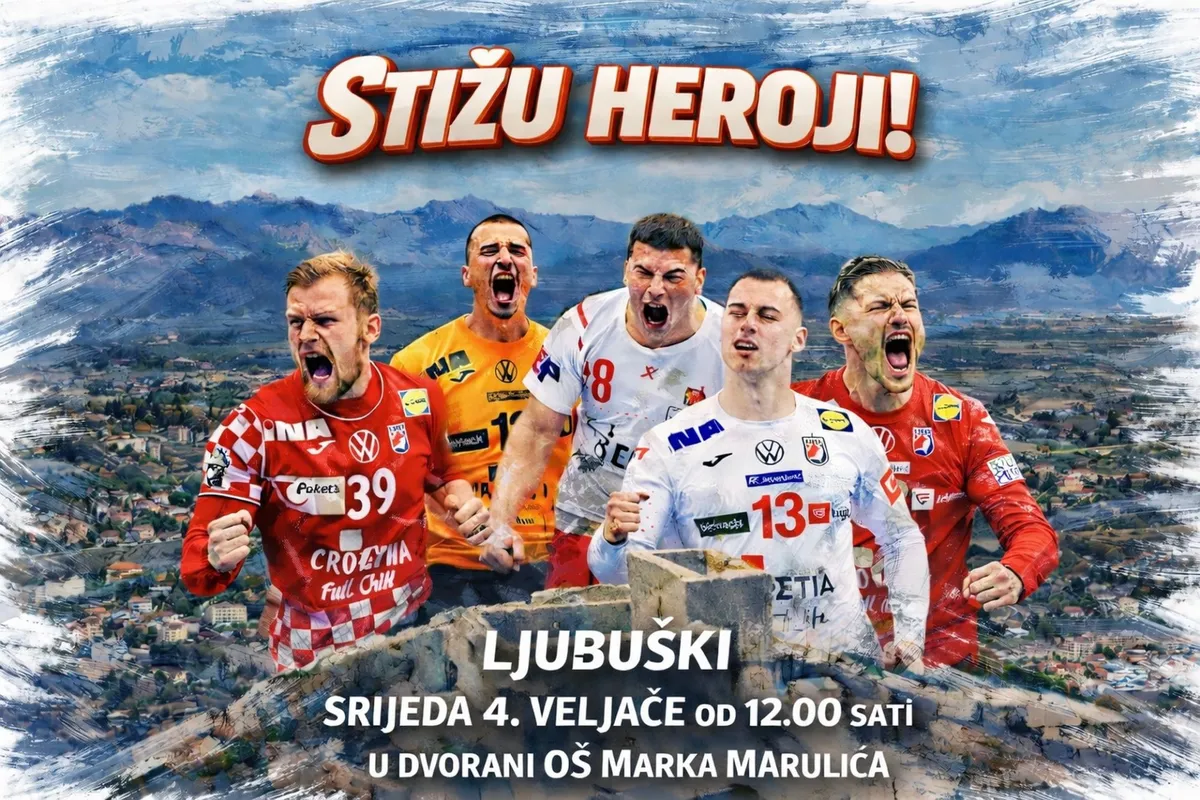 DOČEK U LJUBUŠKOM - Stižu heroji, dočekajmo ih zajedno
