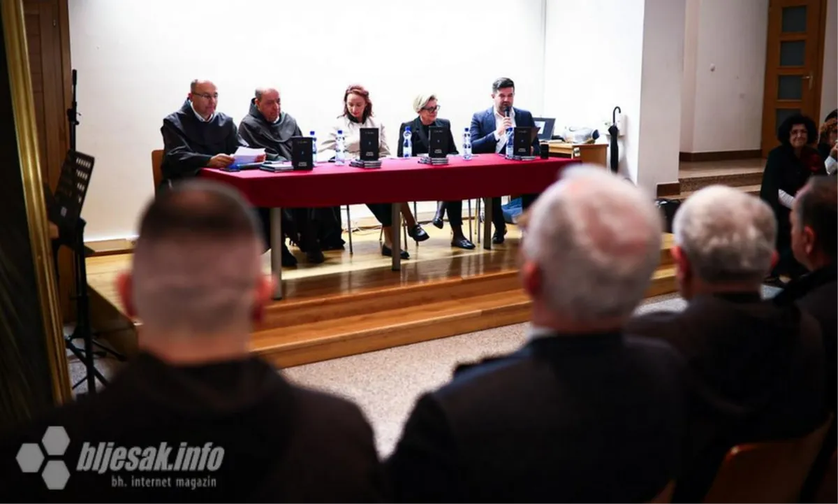 Predstavljena knjiga fra Ike Skoke u Mostaru: ''Čovjek se ne treba plašiti suza"