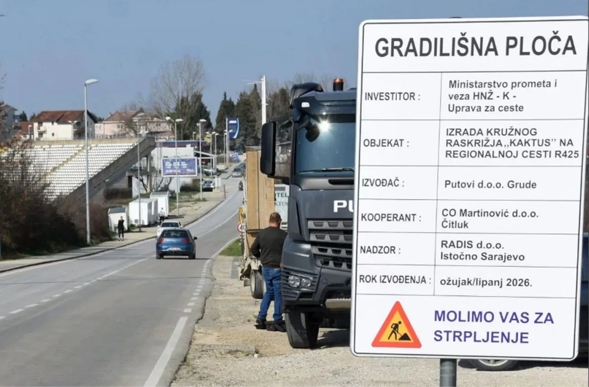 Putovi Grude i Matinović počeli radove na novom ''raskrižju'' u Čitluku