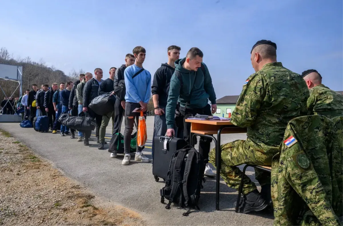 Vratio se vojni rok: Prvih 800 ročnika ušlo u hrvatske vojarne