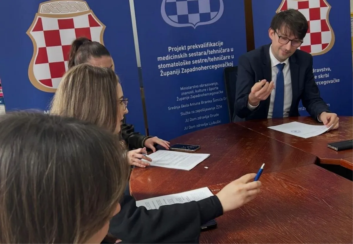 U Grudama potpisani ugovori za prekvalifikaciju medicinskih sestara i tehničara