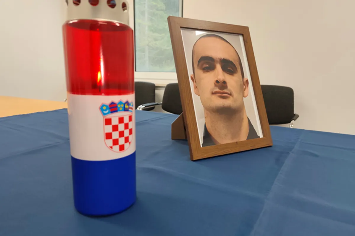 Policija u RH oprašta se od umrlog kolege, Čapljinca Davida Perića