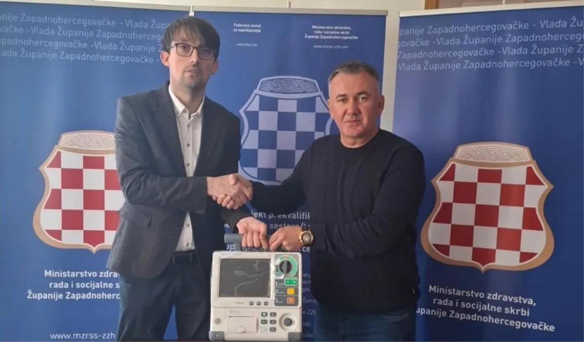 Dom zdravlja Posušje bogatiji za novi defibrilator