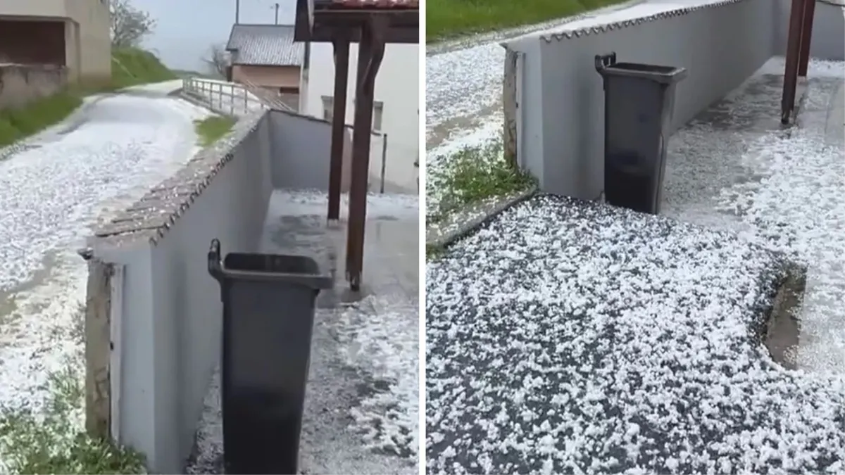 FOTO: 'Snijeg' u Novom Travniku uznemirio građane! 'Ovo ne pamtimo'