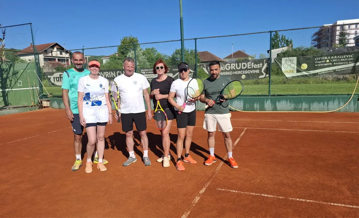 Završen 1. Masters mješovitih parova u organizaciji TK Grude FOTO 2