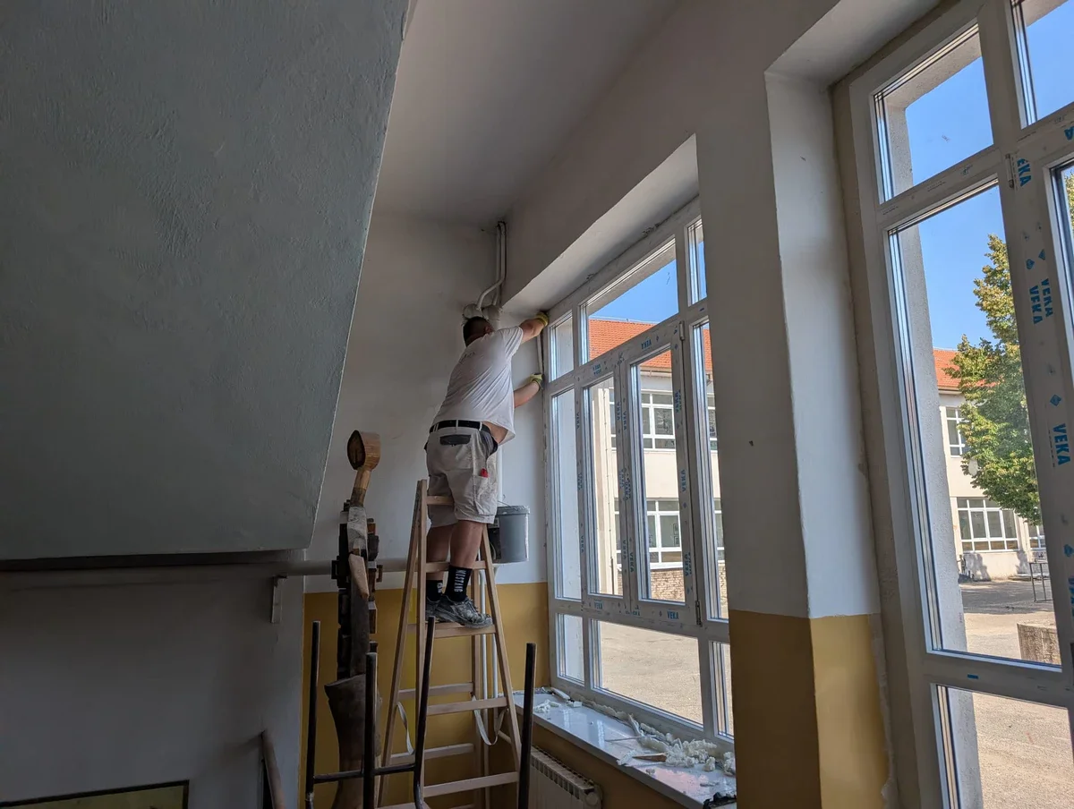 FOTO: Radovi u Srednjoj školi Antuna Branka Šimića u Grudama u punom jeku! 3