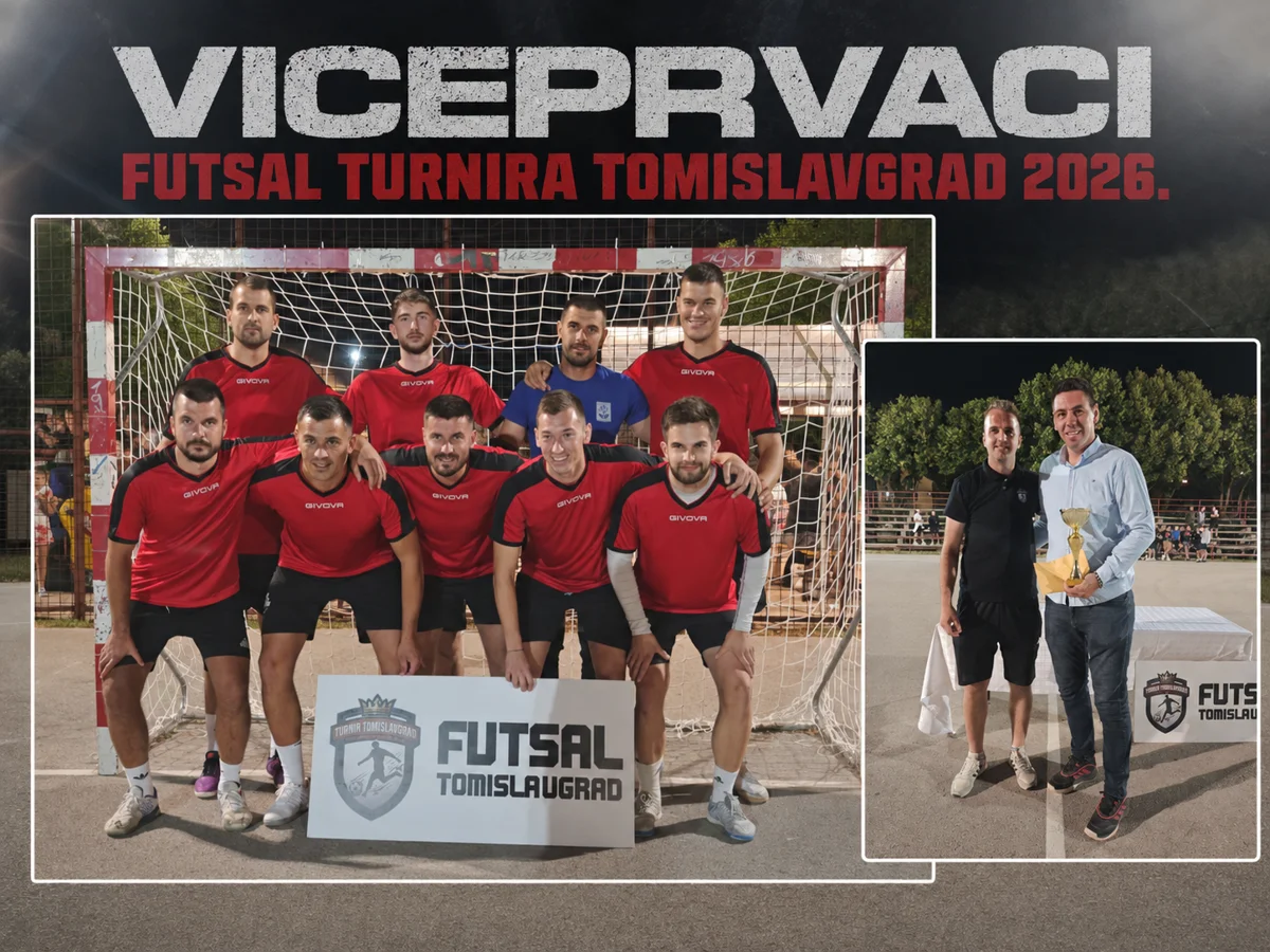Šatori Vranješ fantastični na turniru u Tomislavgradu! Osvojili srebro na jakom futsal turniru