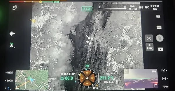 Izgubio se tražeći stado kod Gruda, HGSS ga pronašao termalnim dronom
