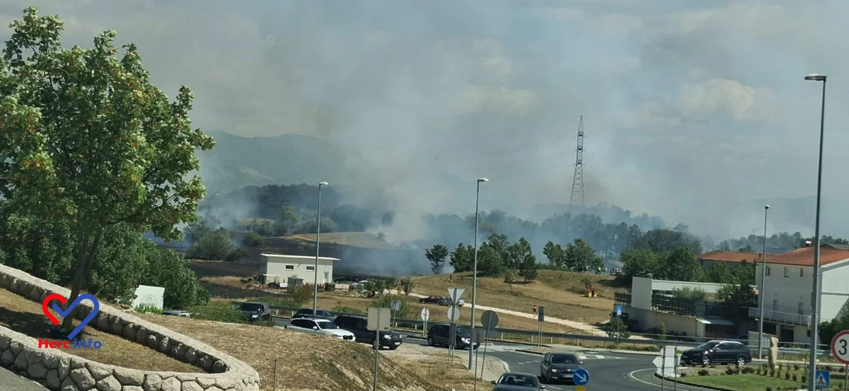 Posušje: Obranjeni objekti, opožareno 48 hektara, pomogli i vatrogasci PVP Grude FOTO 1
