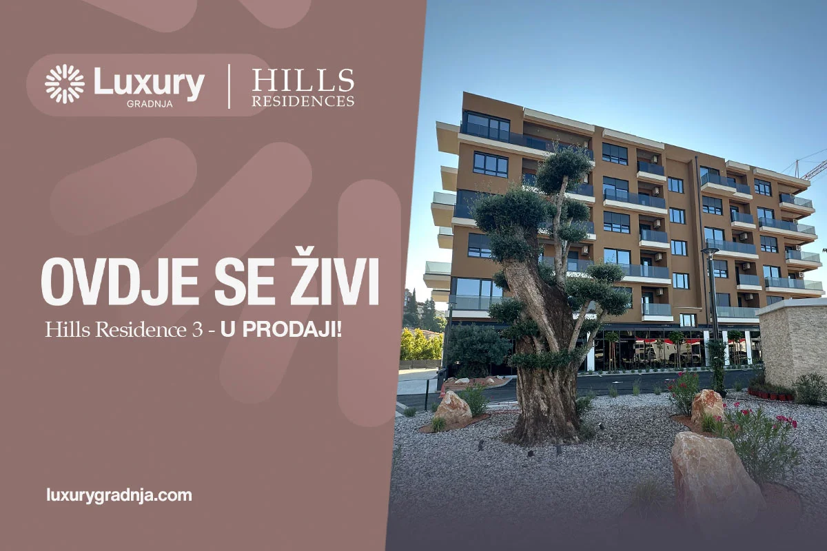 ŠIROKI BRIJEG TRAŽI VIŠE: Hills Residence 3 već u prodaji uslijed velike potražnje za prve dvije zgrade