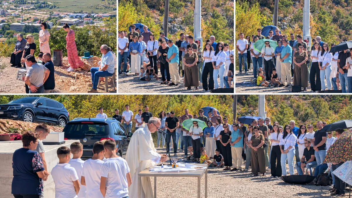 FOTO/VIDEO: Na vrhu Gruda, pod križem koji čuva Hercegovu zemlju, odjeknula poruka: Ovo je naš Križevac