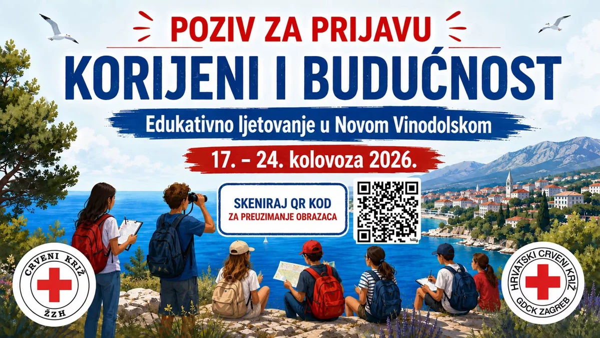 Djeca i mladi iz ŽZH mogu na edukativno ljetovanje u Novi Vinodolski