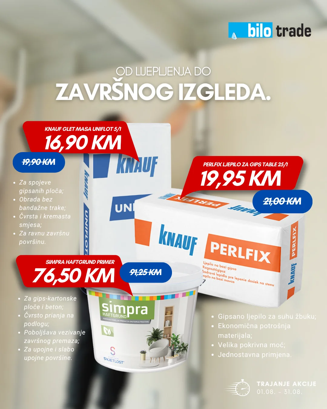 Ovo su artikli na akciji Bilo tradea u kolovozu 5