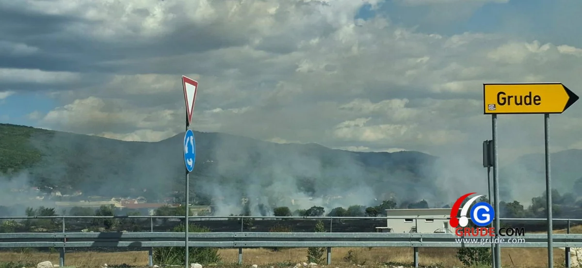 Posušje: Obranjeni objekti, opožareno 48 hektara, pomogli i vatrogasci PVP Grude FOTO
