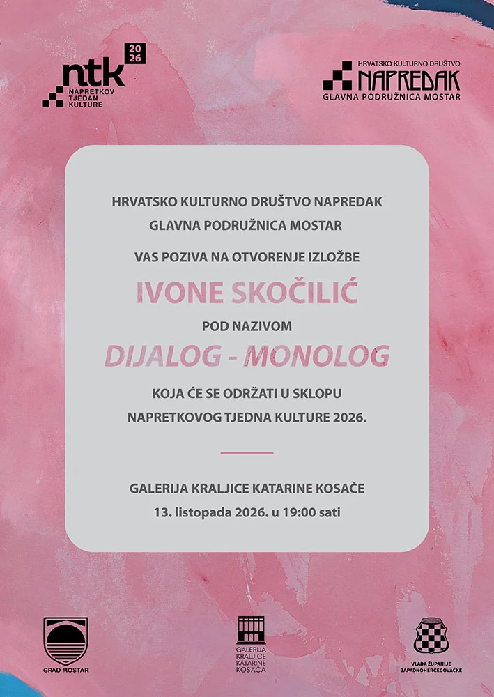 Izložbom Širokobriježanke Ivone Skočilić večeras počinje Napretkov tjedan kulture u Mostaru 2